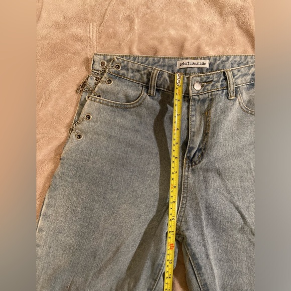 Rocker chic Colorful Natalie jeans Size M - Picture 9 of 12